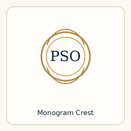 Monogram Crest